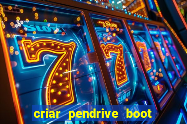 criar pendrive boot windows 10